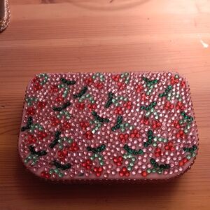 Blinged Out Pink Cherry Lash Container